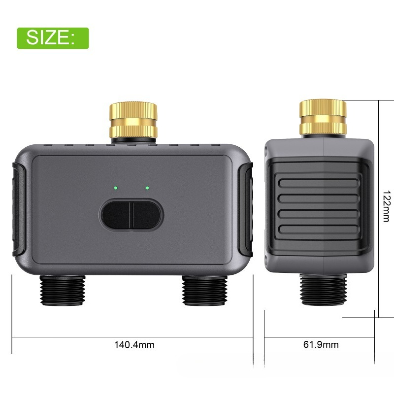ตัวควบคุมการรดน้ำต้นไม้และสนาม - Timer Dual Outlet บทวิจารณ์และราคา